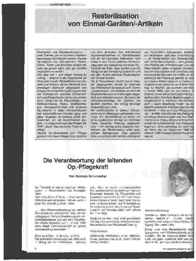 Vorschauseite 1: Die Verantwortung der leitenden OP-Pflegekraft