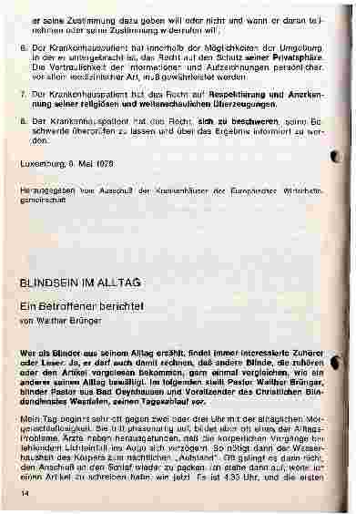 Vorschauseite 3: Charta des Krankenhauspatienten