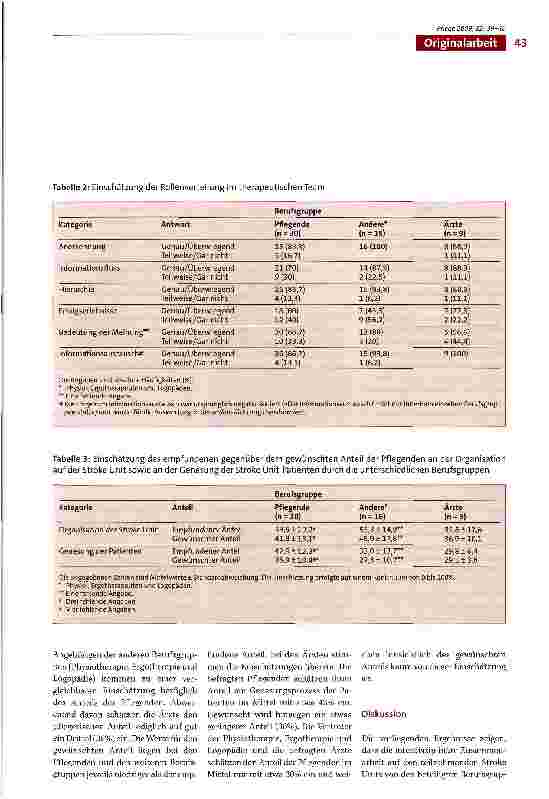 Vorschauseite 5: Die Rolle der Pflegenden im therapeutischen Team der Stroke Unit