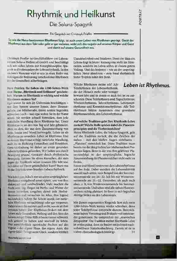 Vorschauseite 2: Rhythmik und Heilkunst