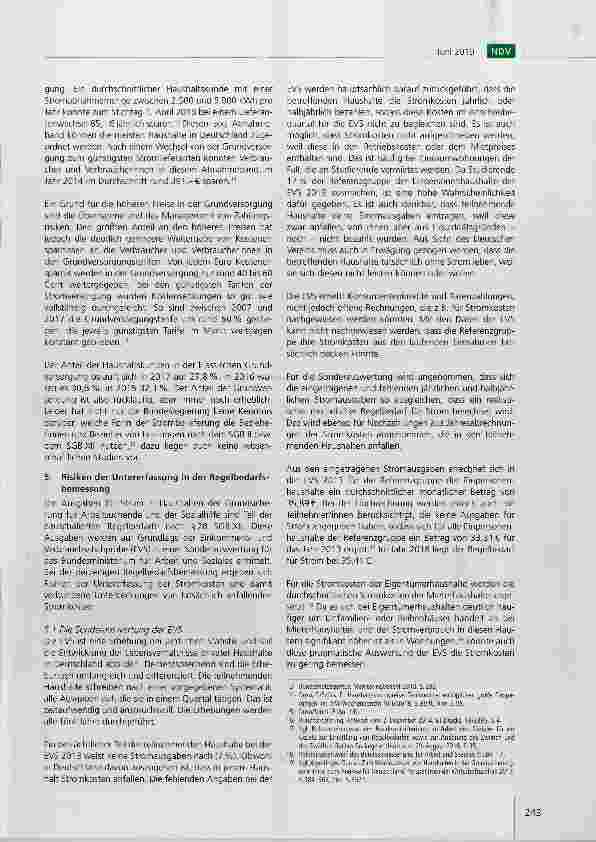 Vorschauseite 3: Problemanzeige des Deutschen Vereins zur Bemessung des Bedarfs an Haushaltsenergie und des Mehrbedarfs bei dezentraler Warmwasserbereitung in Haushalten der Grundsicherung und Soz…