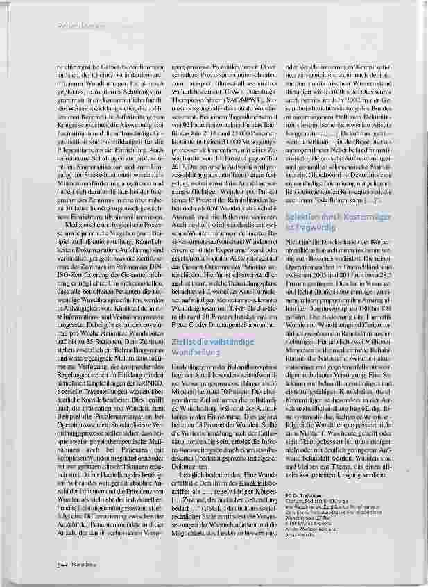 Vorschauseite 3: Wundmanagement Reha mit Wundexperten