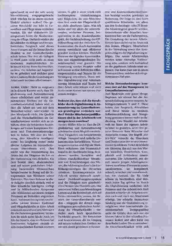 Vorschauseite 2: Wie sieht die Arbeit der Zukunft aus?