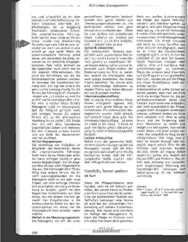 Vorschauseite 5: Klinisches Management