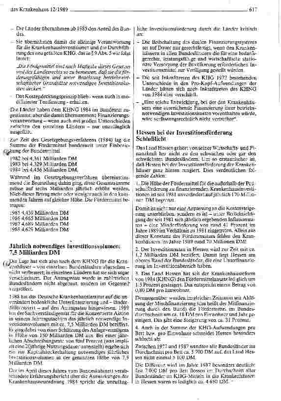 Vorschauseite 3: Investitionsförderung der Krankenhäuser - Anspruch und Wirklichkeit -