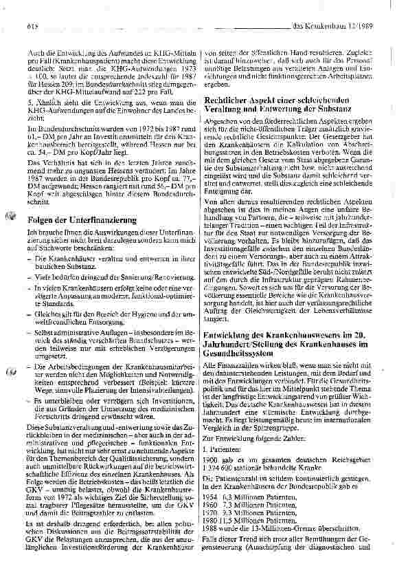 Vorschauseite 4: Investitionsförderung der Krankenhäuser - Anspruch und Wirklichkeit -