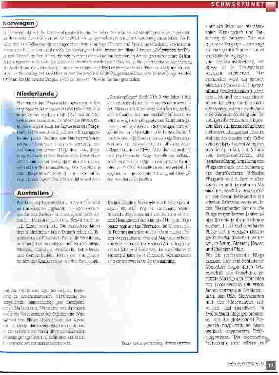 Vorschauseite 2: Pflegeausbildung international