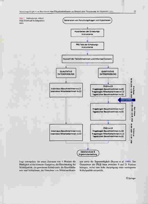 Vorschauseite 3: Anpassungsfähigkeit von Bewohnern eines Pflegekrankenhauses am Beispiel einer Veränderung der Essenszeit ein Mixed-methods-Design