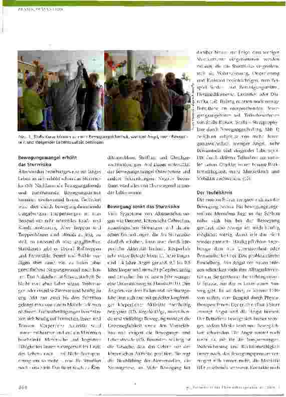 Vorschauseite 3: Sturzprophylaxe durch Bewegungsschulung