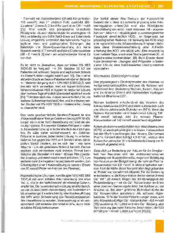 Vorschauseite 3: Anforderungen an einen optimalen Volumenersatz