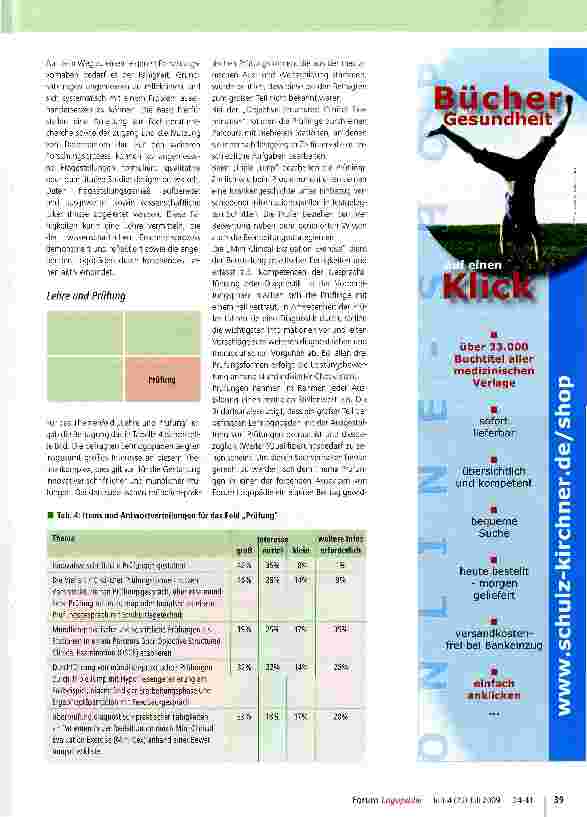Vorschauseite 6: Teach the Teacher: Moderne Didaktik in der logopädischen AusbildungErgebnisse einer bundesweiten Bedarfsanalyse von Lehrlogopäden an Fachschulen