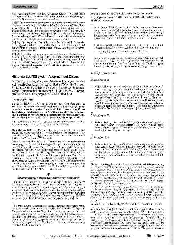 Vorschauseite 4: Eingruppierung einer Lehrkraft an einer Bundeswehrfachschule