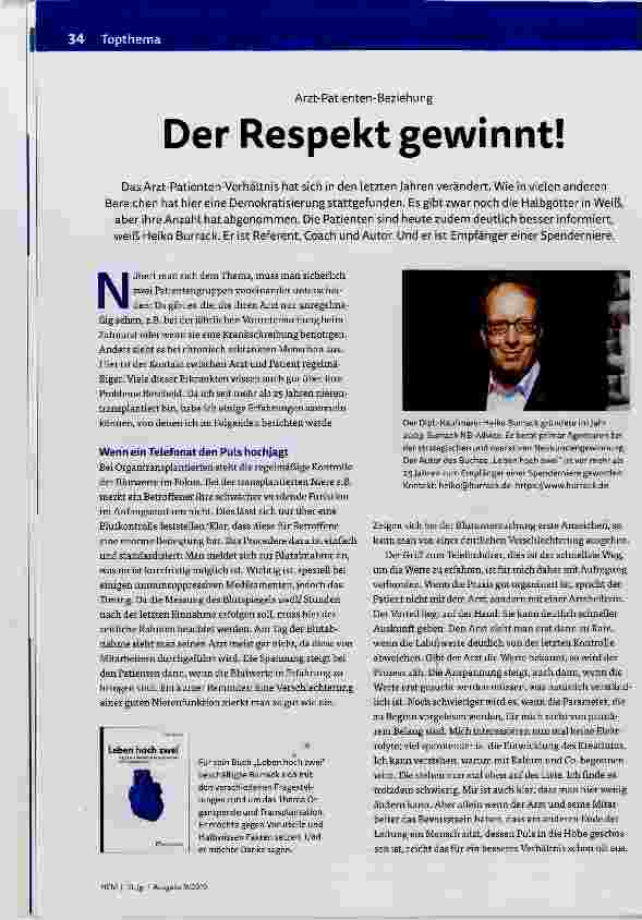 Vorschauseite 1: Der Respekt gewinnt!