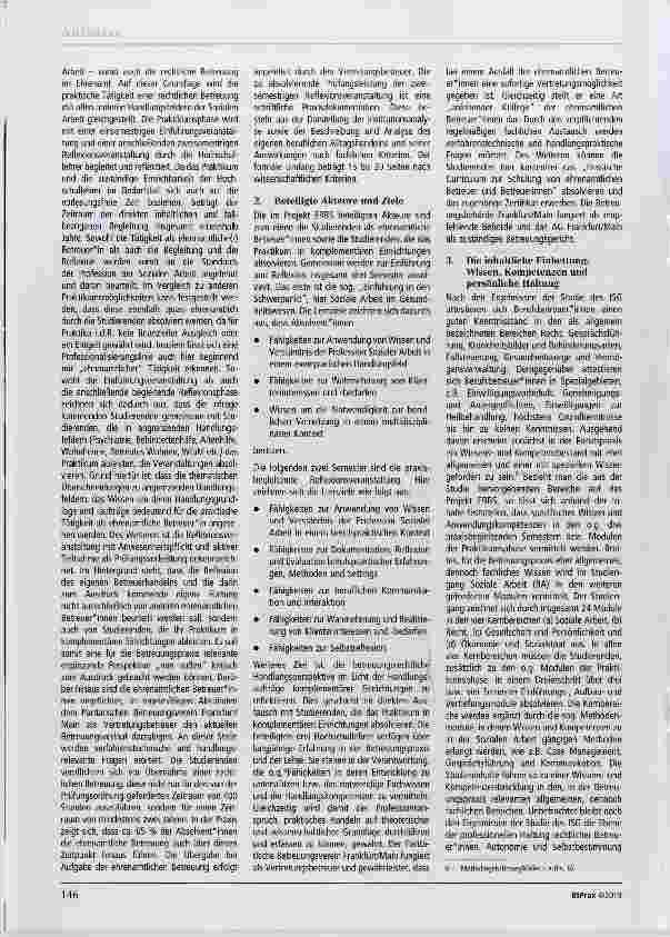 Vorschauseite 2: ERBS Zehn Jahre ehrenamtliche rechtliche Betreuungen durch Studierende Ein Projekt an der Frankfurt University of Applied Sciences zur Qualitätssteigerung und Professionalisierung…