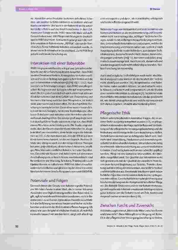 Vorschauseite 4: Robotik in der Pflege