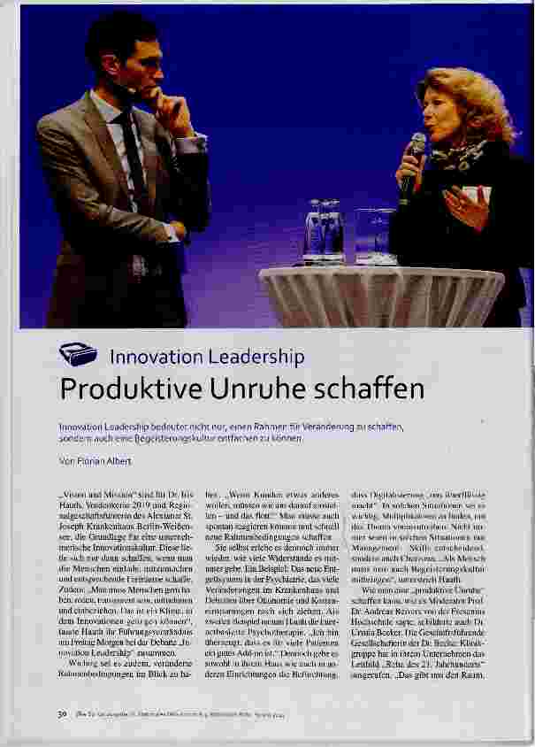 Vorschauseite 1: Produktive Unruhe schaffen