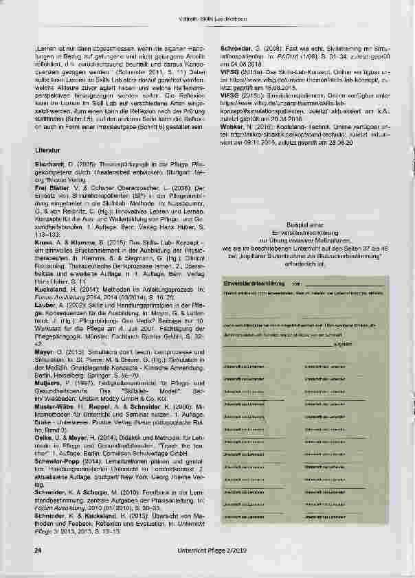 Vorschauseite 5: Skills Lab-Methode
