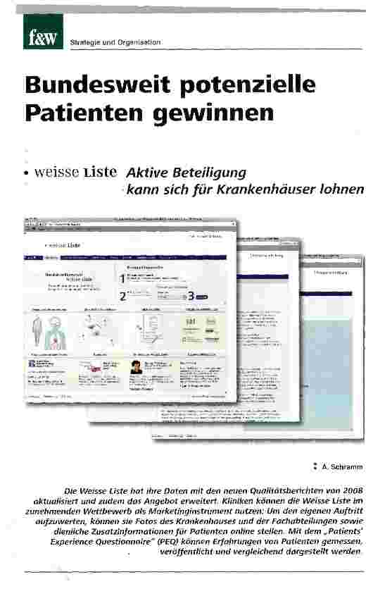 Vorschauseite 1: Bundesweit potenzielle Patienten gewinnen