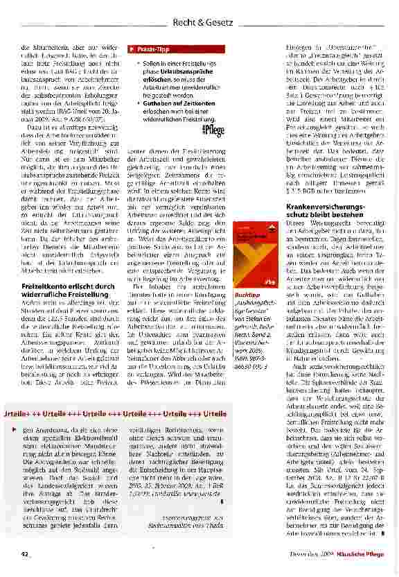 Vorschauseite 2: Arbeitnehmer unwideruflich freistellen