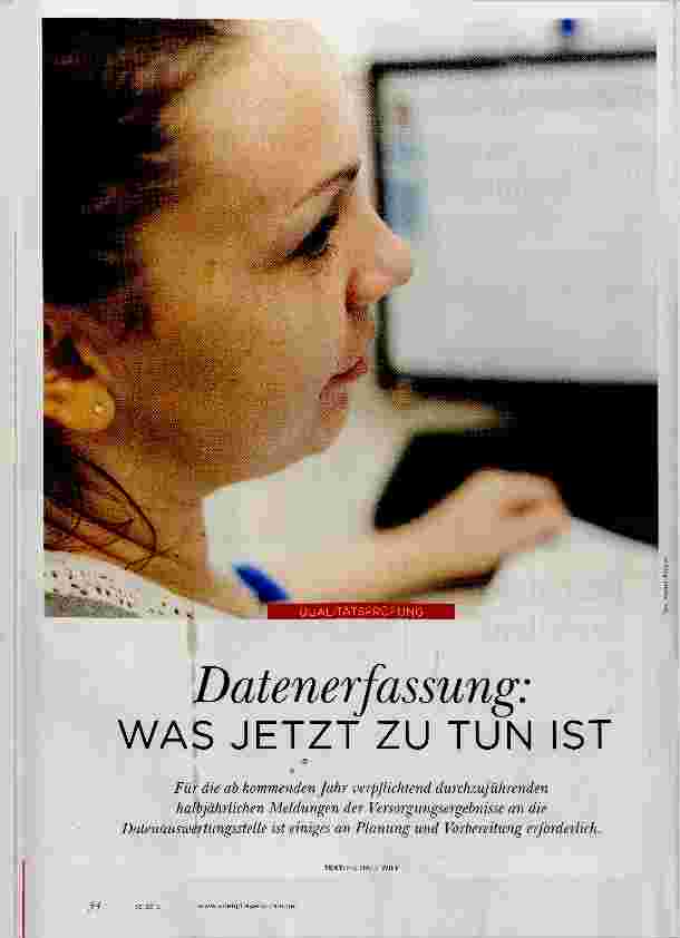 Vorschauseite 1: Datenerfassung:WAS JETZT zu TUN IST
