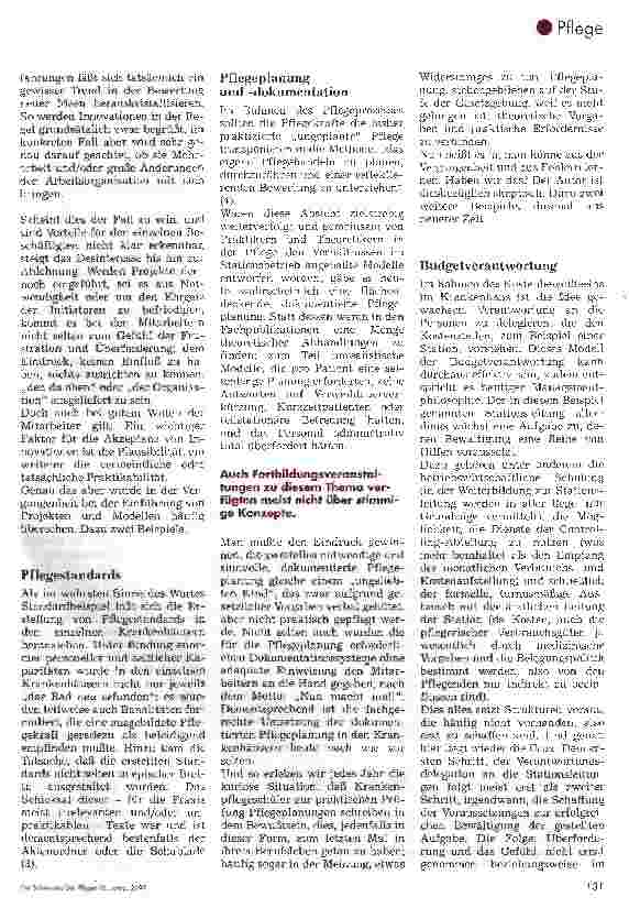 Vorschauseite 2: Schöne neue Pflegewelt? Einige Gedanken zu Anspruch und Wirklichkeit in der Pflege