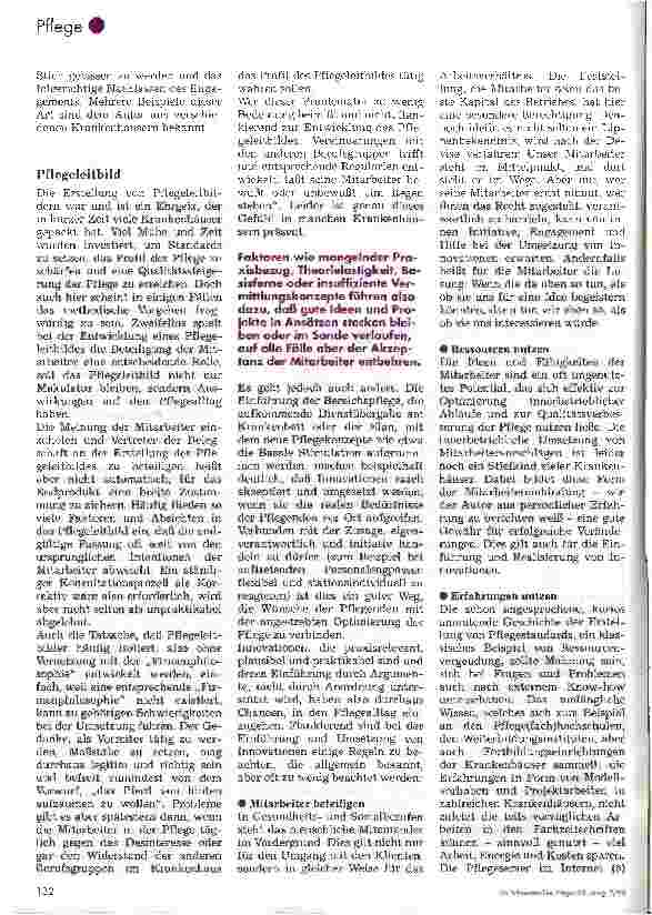 Vorschauseite 3: Schöne neue Pflegewelt? Einige Gedanken zu Anspruch und Wirklichkeit in der Pflege