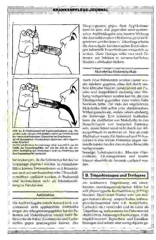 Vorschauseite 3: Bedeutung der Inhalationstherapie bie Bronchialerkrankungen