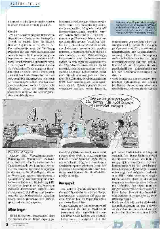 Vorschauseite 3: Ethisch verantwortbare Rationierung?