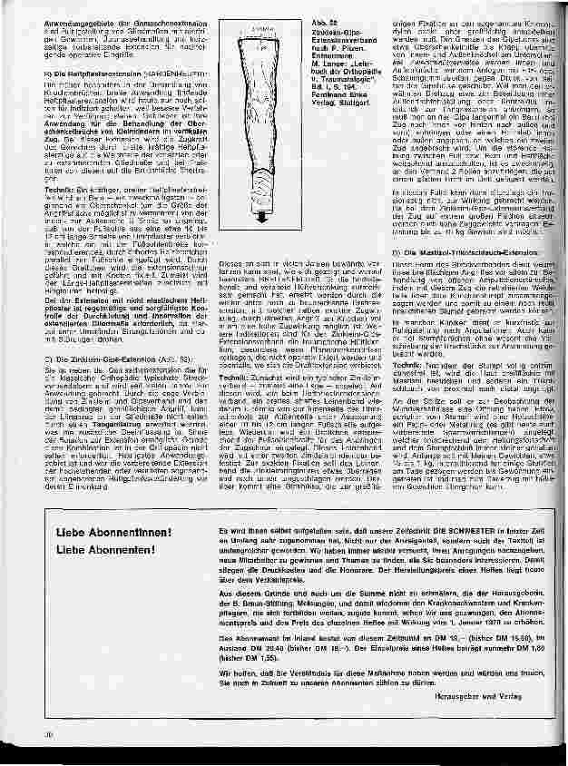Vorschauseite 3: Die besonderen Aufgaben der Schwester in der Orthopädie 13. Folge: Zur Lagerungsbehandlung auf dem sogenannten THOMSEN-Tisch