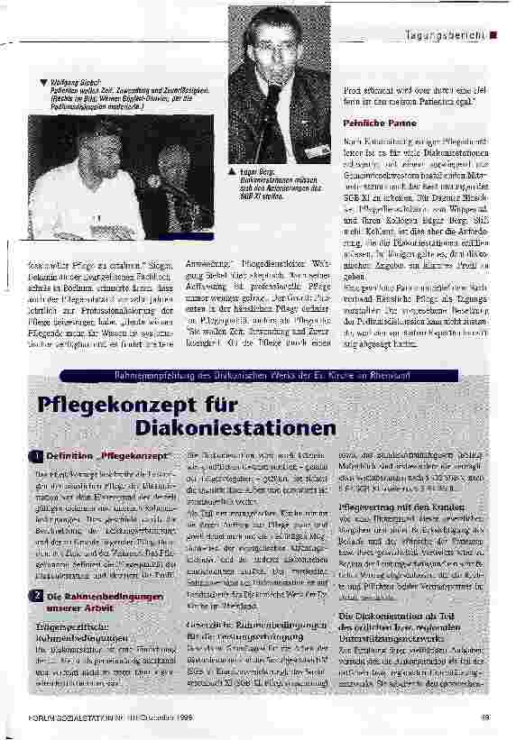 Vorschauseite 2: Diakonie: Übermacht der Ökonomie unerträglich