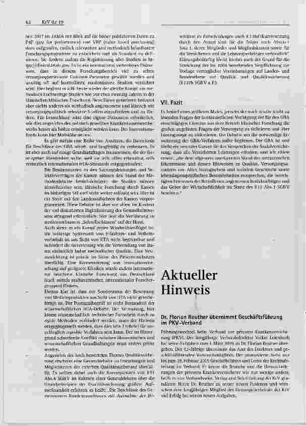 Vorschauseite 5: Beobachtungspflichten des G-BA