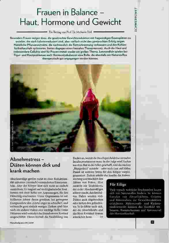 Vorschauseite 1: Frauen in Balance - Haut, Hormone und Gewicht