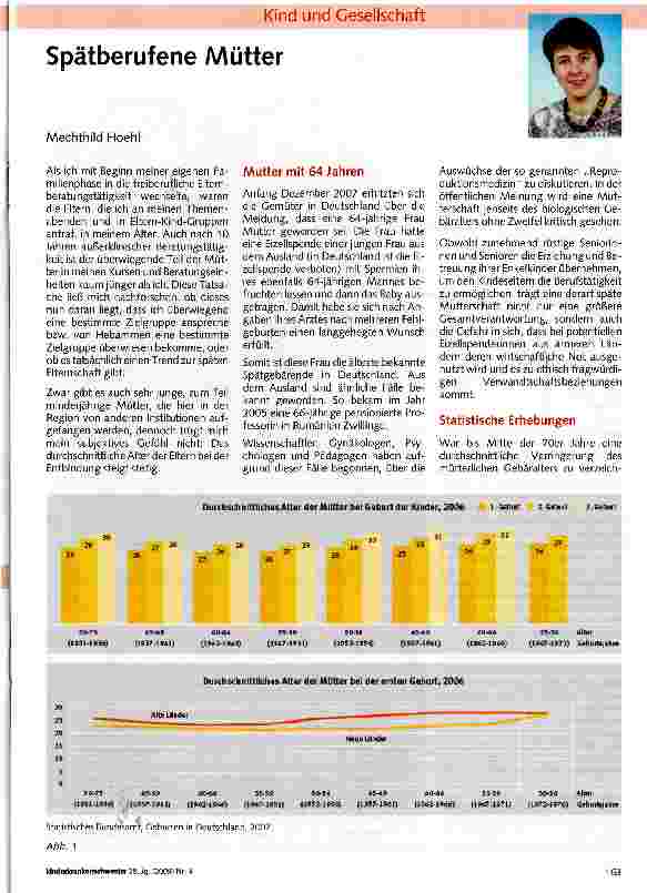 Vorschauseite 1: Spätberufene Mütter