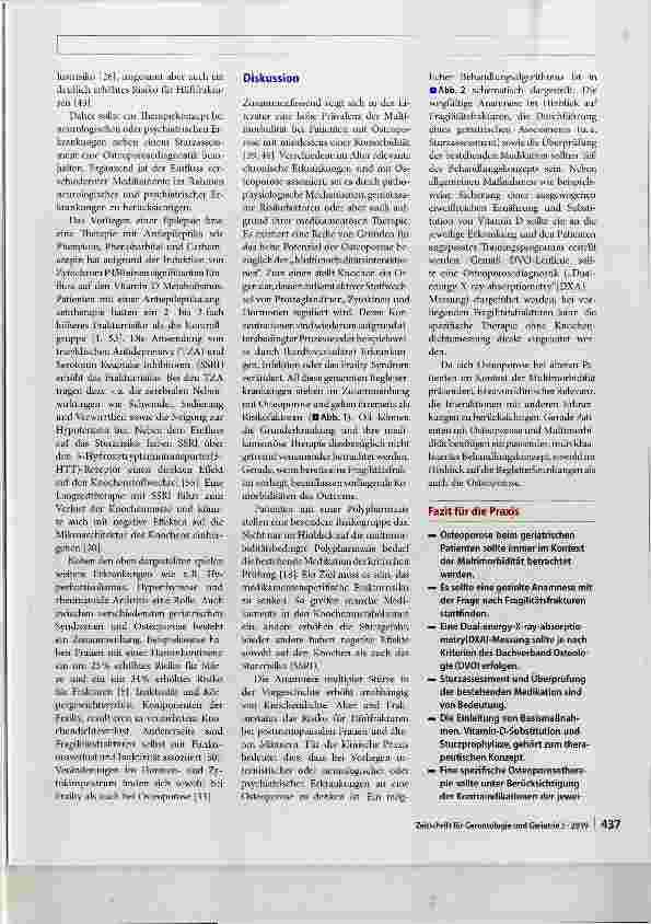 Vorschauseite 5: Osteoporose und Multimorbidität