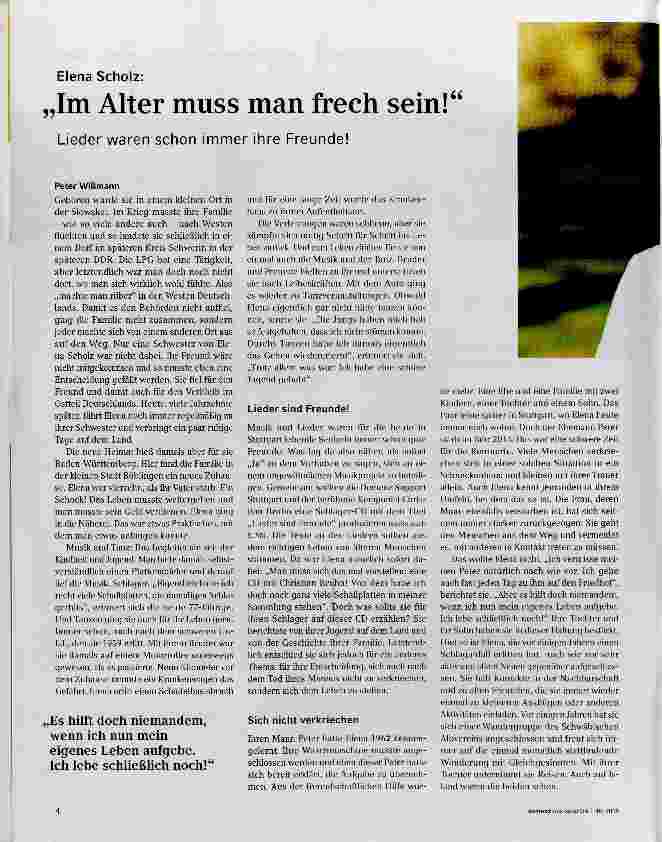 Vorschauseite 1: Im Alter muss man frech sein!