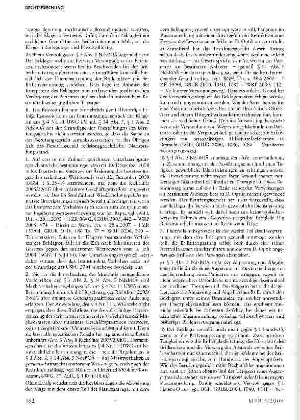 Vorschauseite 2: Zusammenarbeit zwischen Augenarzt und Optiker