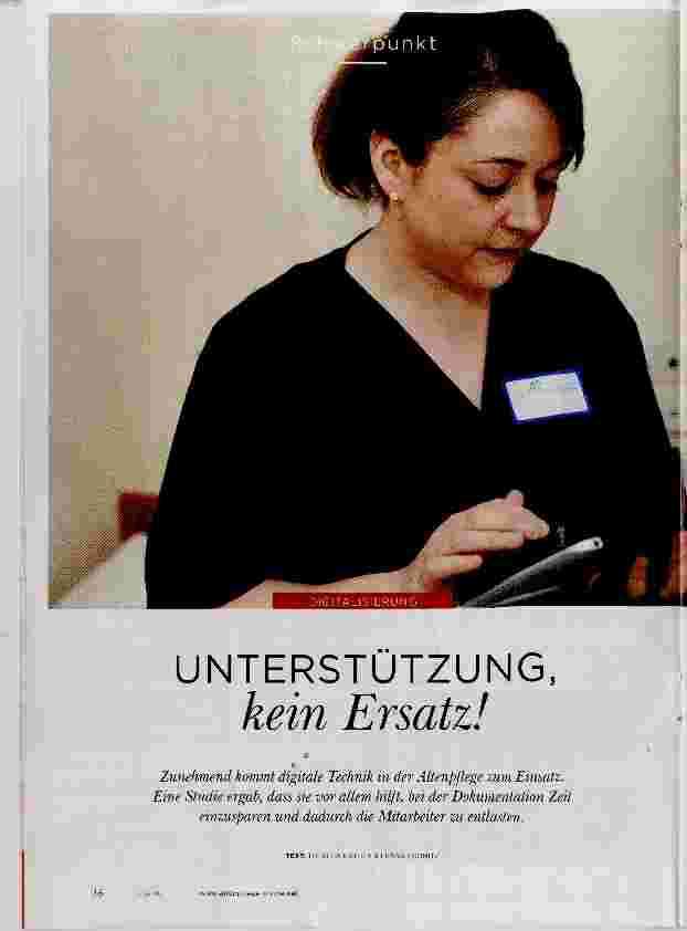 Vorschauseite 1: UNTERSTÜTZUNG, kein Ersatz!