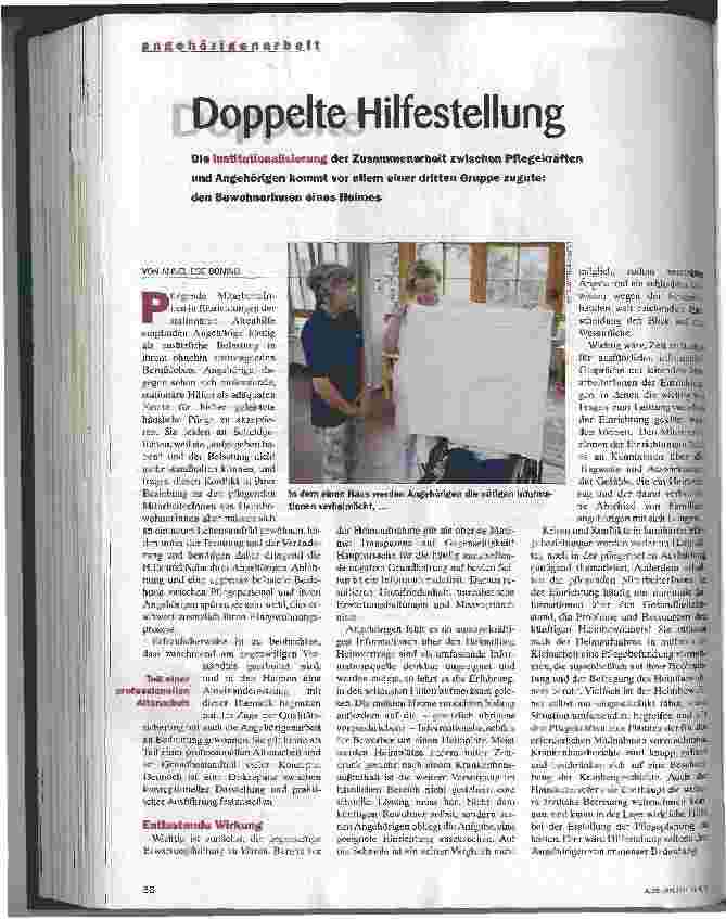 Vorschauseite 1: Doppelte Hilfestellung