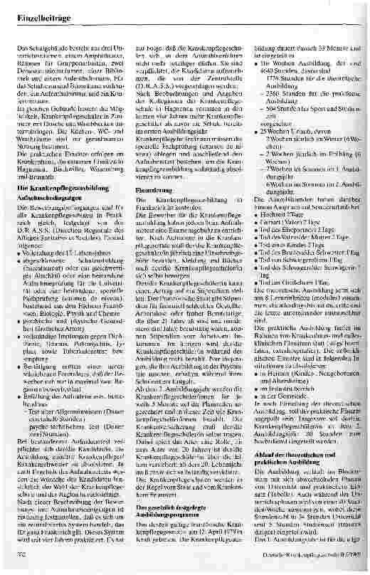 Vorschauseite 2: Gedankenund Erfahrungsaustausch zwischen europäischen Krankenpflegeschulen