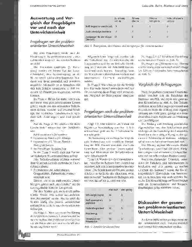 Vorschauseite 4: Veränderte Konzepte in der Pflegeausbildung - Problemorientiertes Lernen Teil 2. Analyse und Auswertung einer problemorientierten Unterrichtseinheit in der Pflegeausbildung