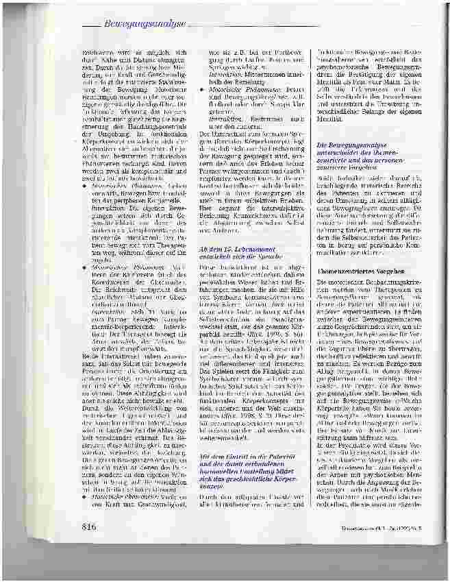 Vorschauseite 4: Einführung in die Bewegungsanalyse, Methode Cary Rick