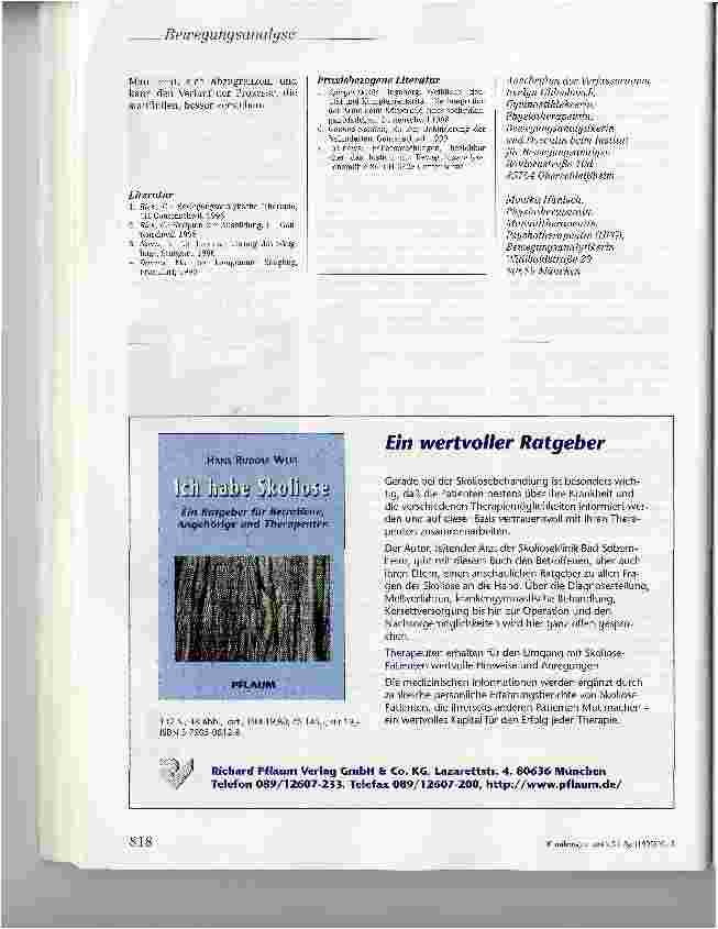 Vorschauseite 6: Einführung in die Bewegungsanalyse, Methode Cary Rick