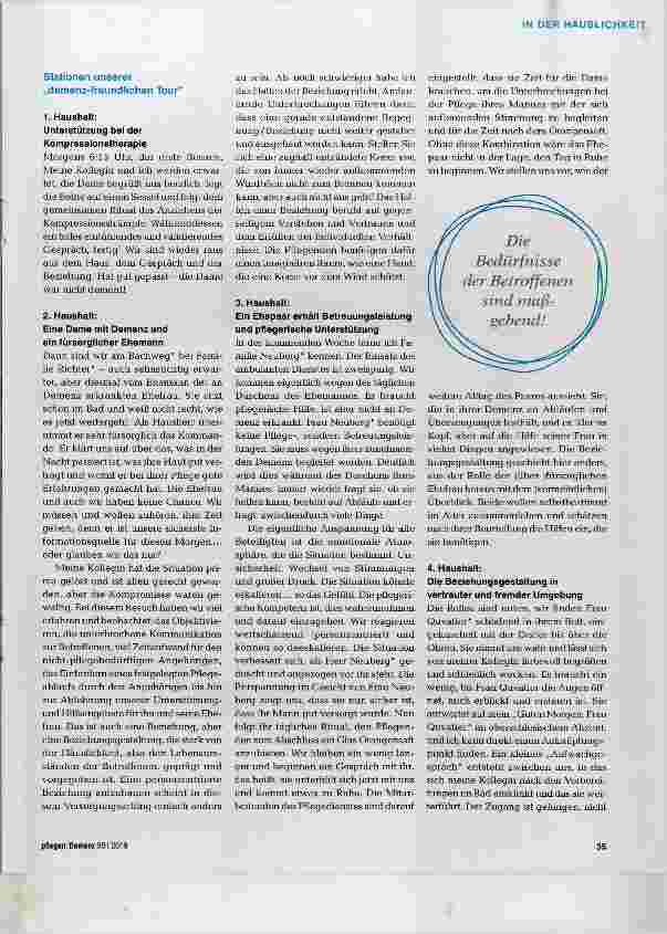 Vorschauseite 2: Von Mensch zu Mensch und Haus zu Haus