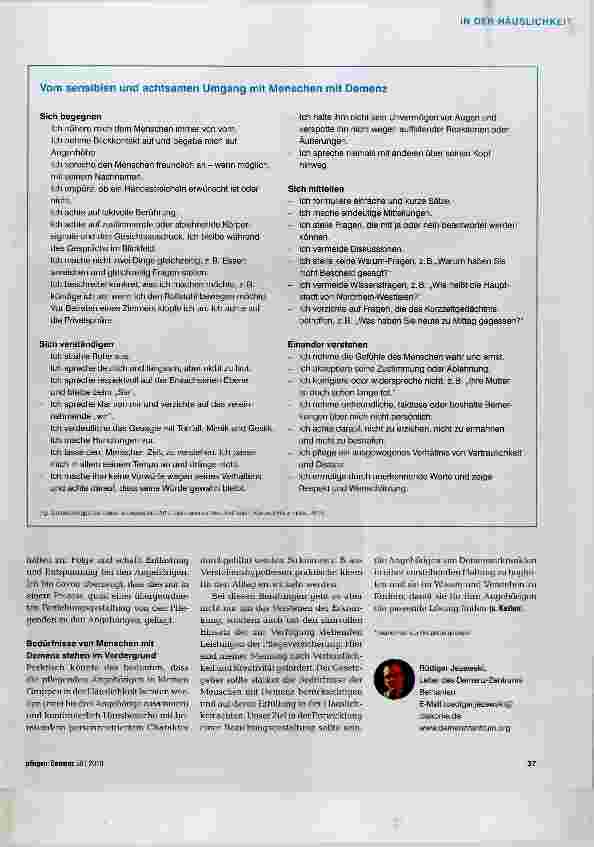 Vorschauseite 4: Von Mensch zu Mensch und Haus zu Haus