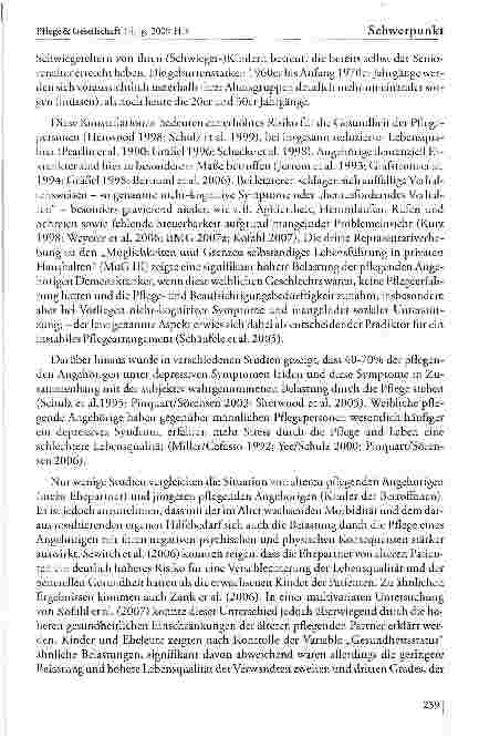 Vorschauseite 4: Der Einfluss von Betreuungsbedarf und psychosozialen Determinanten auf Belastung und Wohlbefinden von pflegenden Angehörigen alter Menschen. Ergebnisse aus der deutschen Teilstich…
