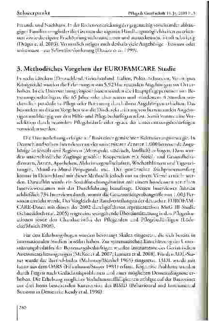 Vorschauseite 5: Der Einfluss von Betreuungsbedarf und psychosozialen Determinanten auf Belastung und Wohlbefinden von pflegenden Angehörigen alter Menschen. Ergebnisse aus der deutschen Teilstich…