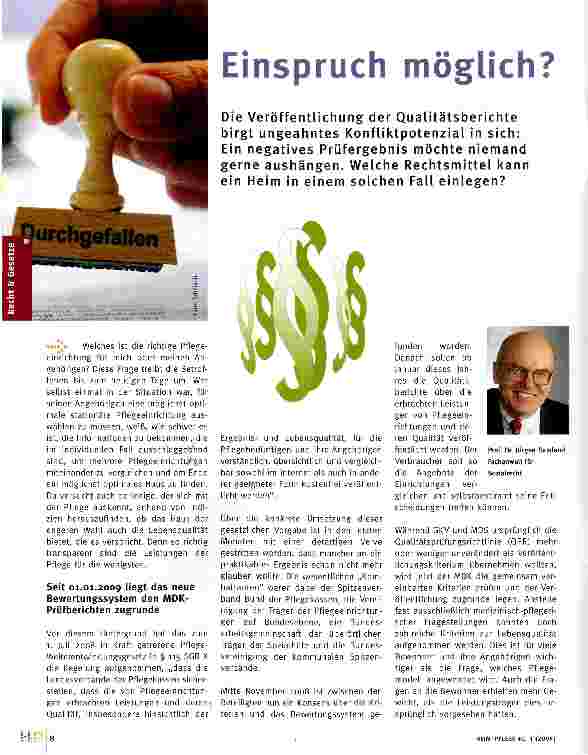 Vorschauseite 1: Einspruch möglich?