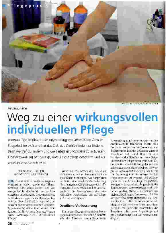 Vorschauseite 1: Weg zu einer wirkungsvollen individuellen Pflege