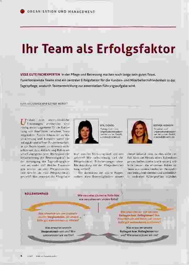 Vorschauseite 1: Ihr Team als Erfolgsfaktor