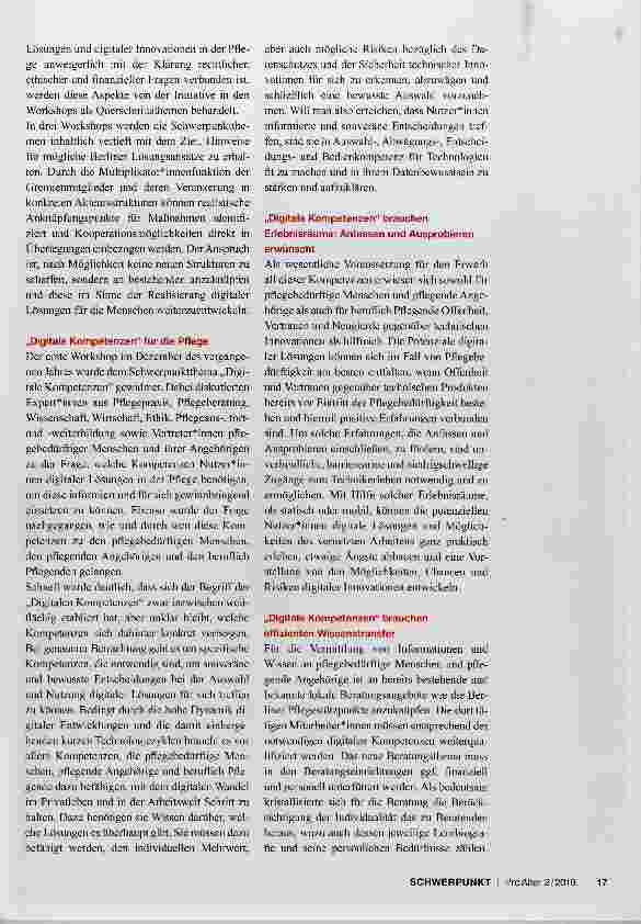 Vorschauseite 2: Die Initiative „Pflege 4.0 Made in Berlin